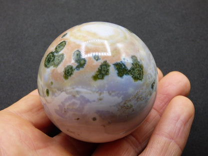 8 Adern Ocean Jaspis Orbicular weiß grün - Edelstein Kugel Rarität Natur Heilstein Deko Kristall Geschenk Er Sie Mann Frau Energie Selten - Art of Nature Berlin
