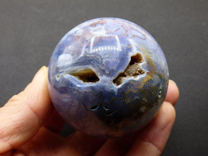 8 Adern Ocean Jaspis Orbicular weiß lavendel - Edelstein Kugel Rarität Heilstein Deko Kristall Geschenk Er Sie Mann Frau Energie Selten - Art of Nature Berlin