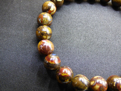 8mm Boulder Opal - Edelstein Perlen Armband *Unikat* Natur Heilstein echt Kristall Rarität Geschenk Mann Frau Mutter Er Sie braun - Art of Nature Berlin