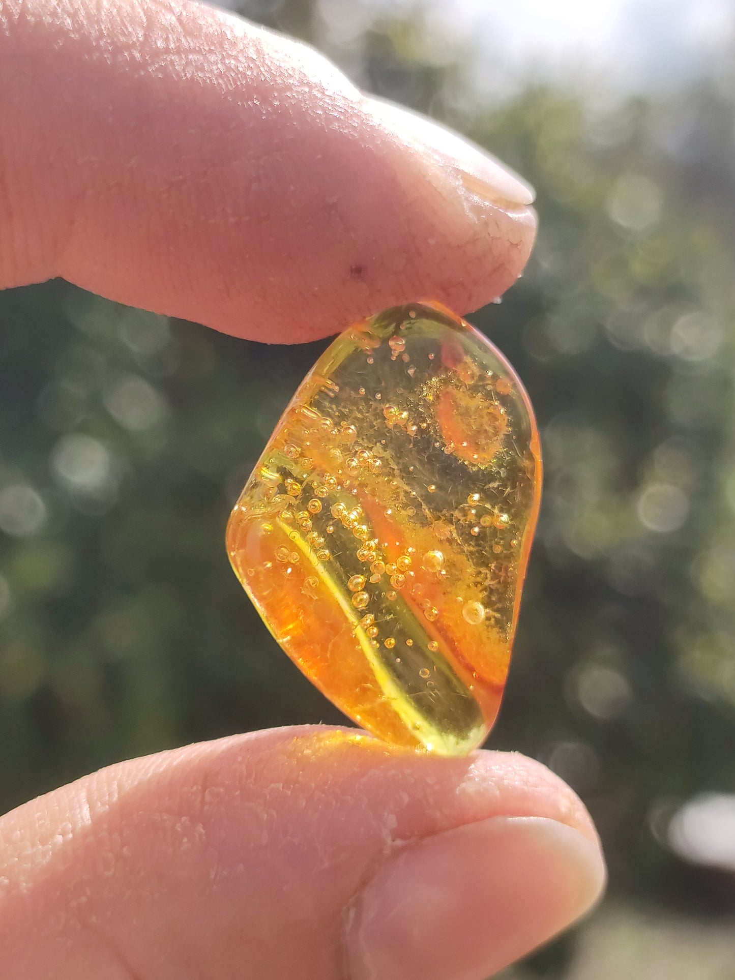 Ambre de la Baltique de qualité 100% naturelle - pierre décorative, petite pierre précieuse