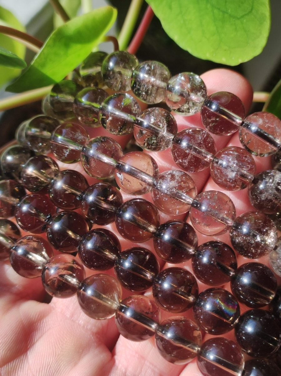 AAA Azeztulit Satyaloka Schwarz Edelstein Perlen Stretch Armband Natur Heilstein Kristall Rarität Selten Geschenk Mann Frau Mutter Er Sie - Art of Nature Berlin