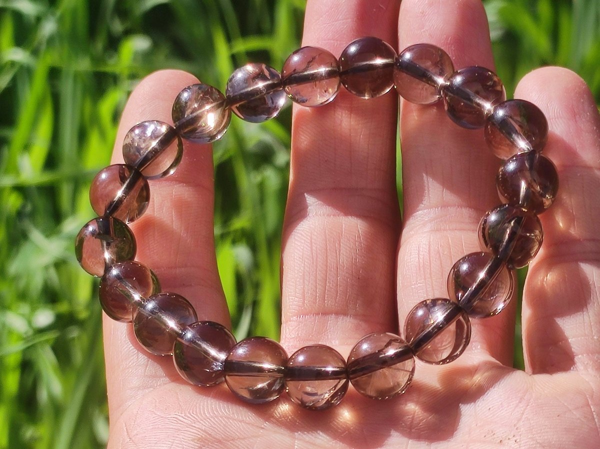 AAA Azeztulit Satyaloka Schwarz Edelstein Perlen Stretch Armband Natur Heilstein Kristall Rarität Selten Geschenk Mann Frau Mutter Er Sie - Art of Nature Berlin