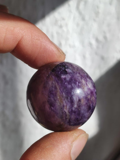 AAA Charoit *Rarität* Sphere Kugel ~ Edelstein Deko Sphere Crystal Meditation ~Energy ~Heilstein ~Therapie - Art of Nature Berlin