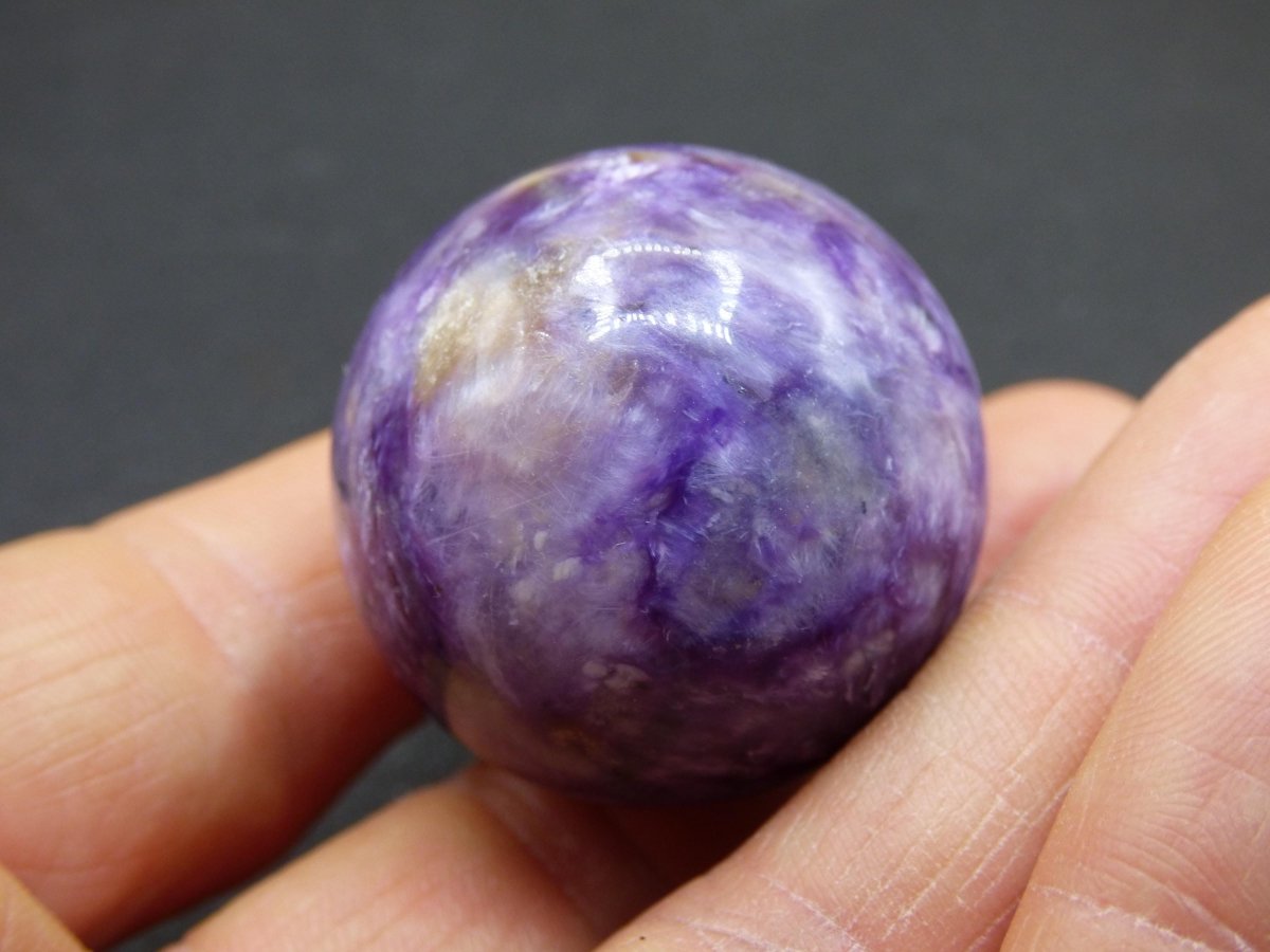 AAA Charoit *Rarität* Sphere Kugel ~ Edelstein Deko Sphere Crystal Meditation ~Energy ~Heilstein ~Therapie - Art of Nature Berlin