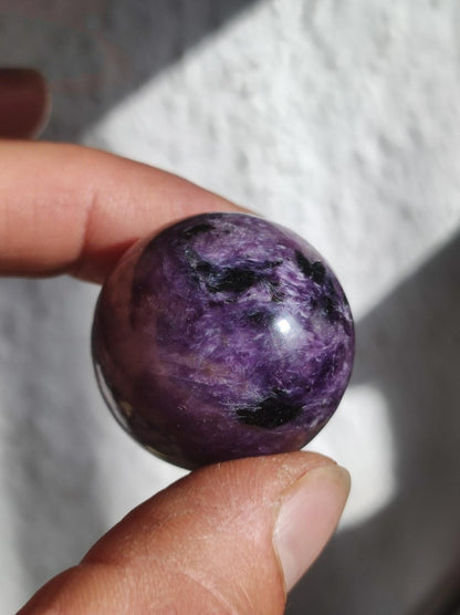 AAA Charoit *Rarität* Sphere Kugel ~ Edelstein Deko Sphere Crystal Meditation ~Energy ~Heilstein ~Therapie - Art of Nature Berlin
