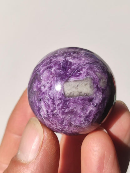 AAA Charoit *Rarität* Sphere Kugel ~ Edelstein Deko Sphere Crystal Meditation ~Energy ~Heilstein ~Therapie - Art of Nature Berlin