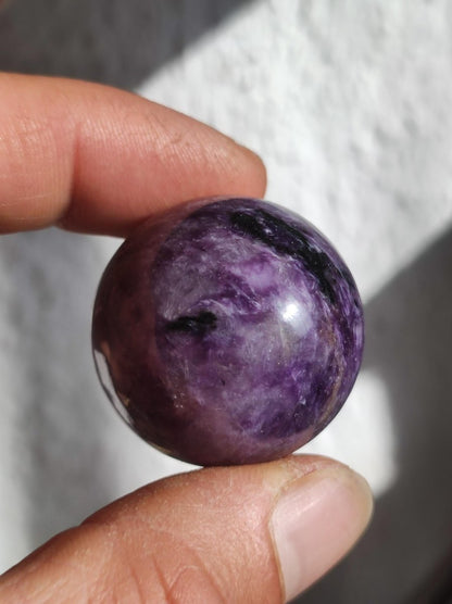 AAA Charoit *Rarität* Sphere Kugel ~ Edelstein Deko Sphere Crystal Meditation ~Energy ~Heilstein ~Therapie - Art of Nature Berlin