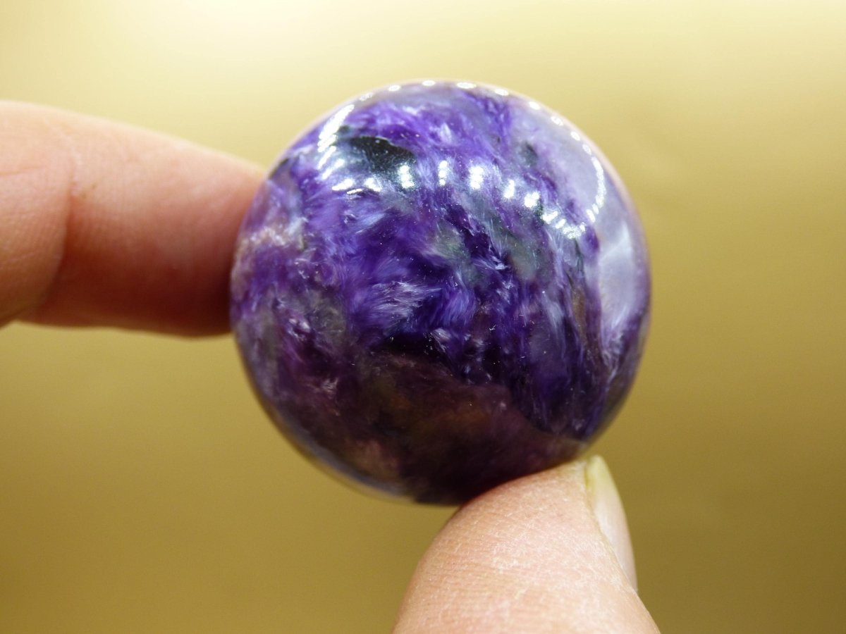 AAA Charoit *Rarität* Sphere Kugel ~ Edelstein Deko Sphere Crystal Meditation ~Energy ~Heilstein ~Therapie - Art of Nature Berlin