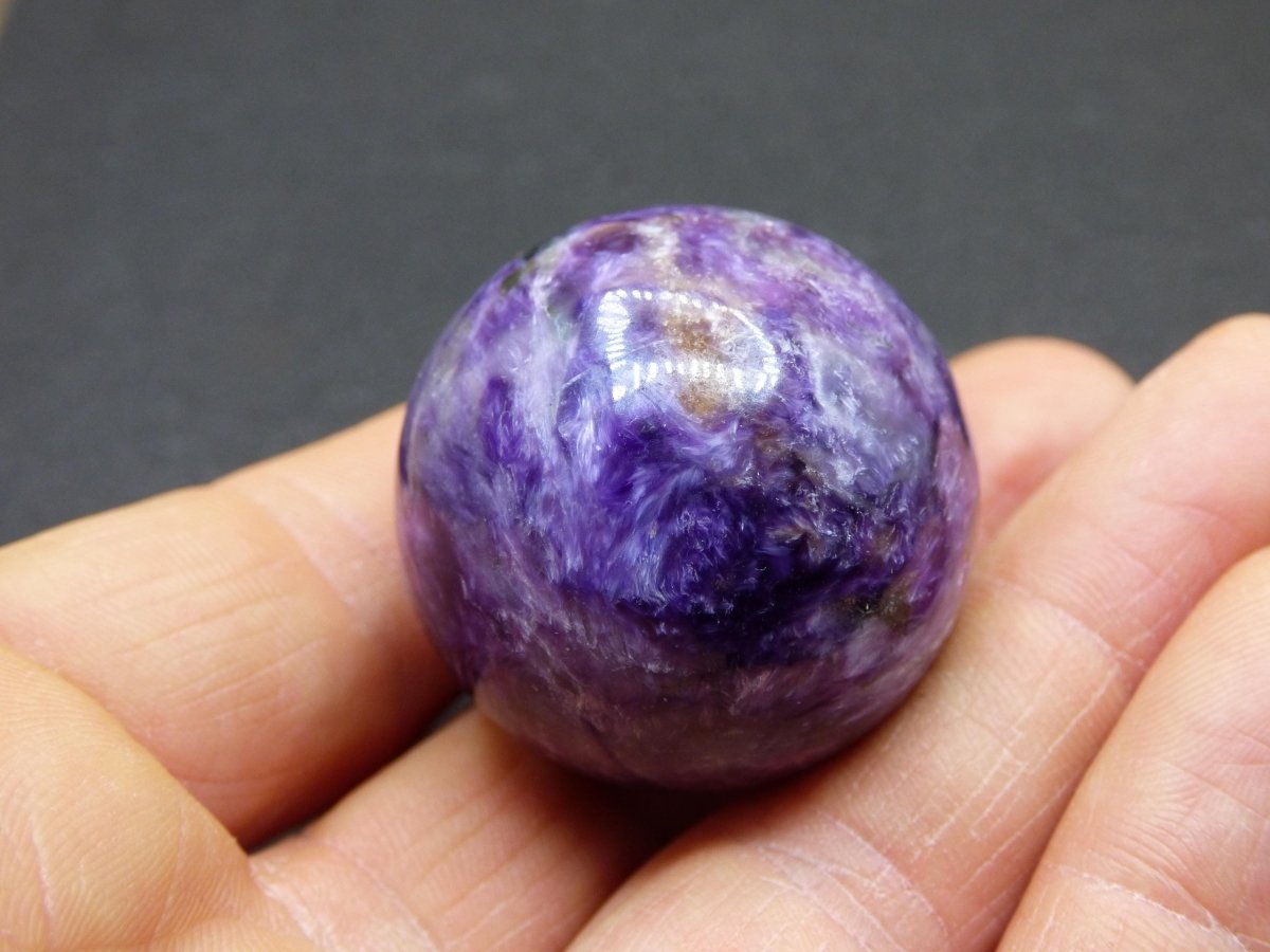 AAA Charoit *Rarität* Sphere Kugel ~ Edelstein Deko Sphere Crystal Meditation ~Energy ~Heilstein ~Therapie - Art of Nature Berlin
