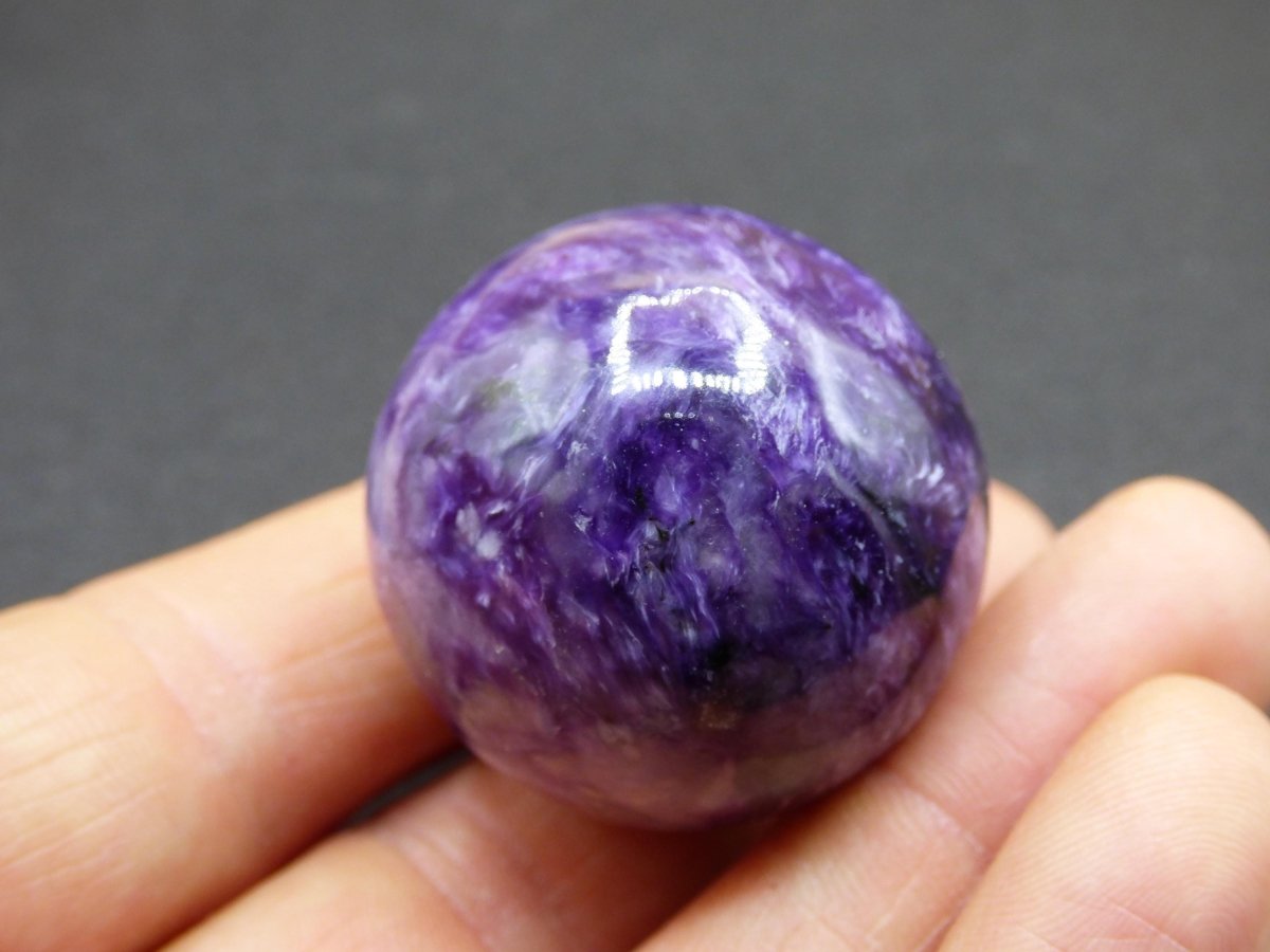 AAA Charoit *Rarität* Sphere Kugel ~ Edelstein Deko Sphere Crystal Meditation ~Energy ~Heilstein ~Therapie - Art of Nature Berlin