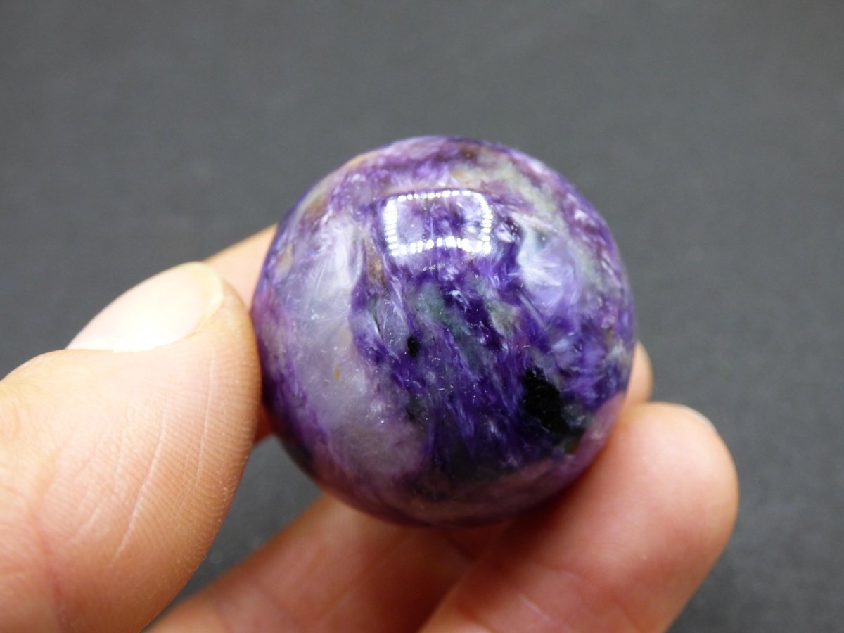 AAA Charoit *Rarität* Sphere Kugel ~ Edelstein Deko Sphere Crystal Meditation ~Energy ~Heilstein ~Therapie - Art of Nature Berlin