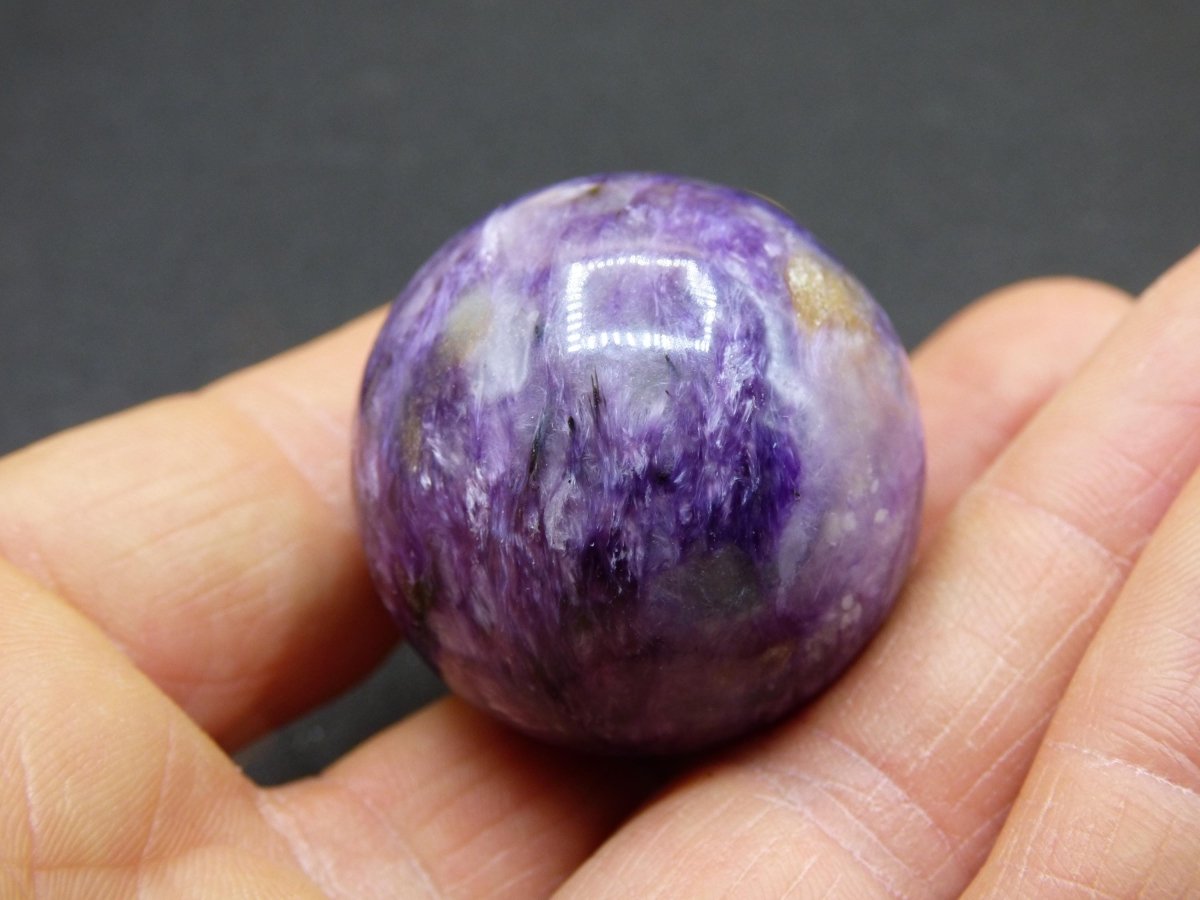 AAA Charoit *Rarität* Sphere Kugel ~ Edelstein Deko Sphere Crystal Meditation ~Energy ~Heilstein ~Therapie - Art of Nature Berlin