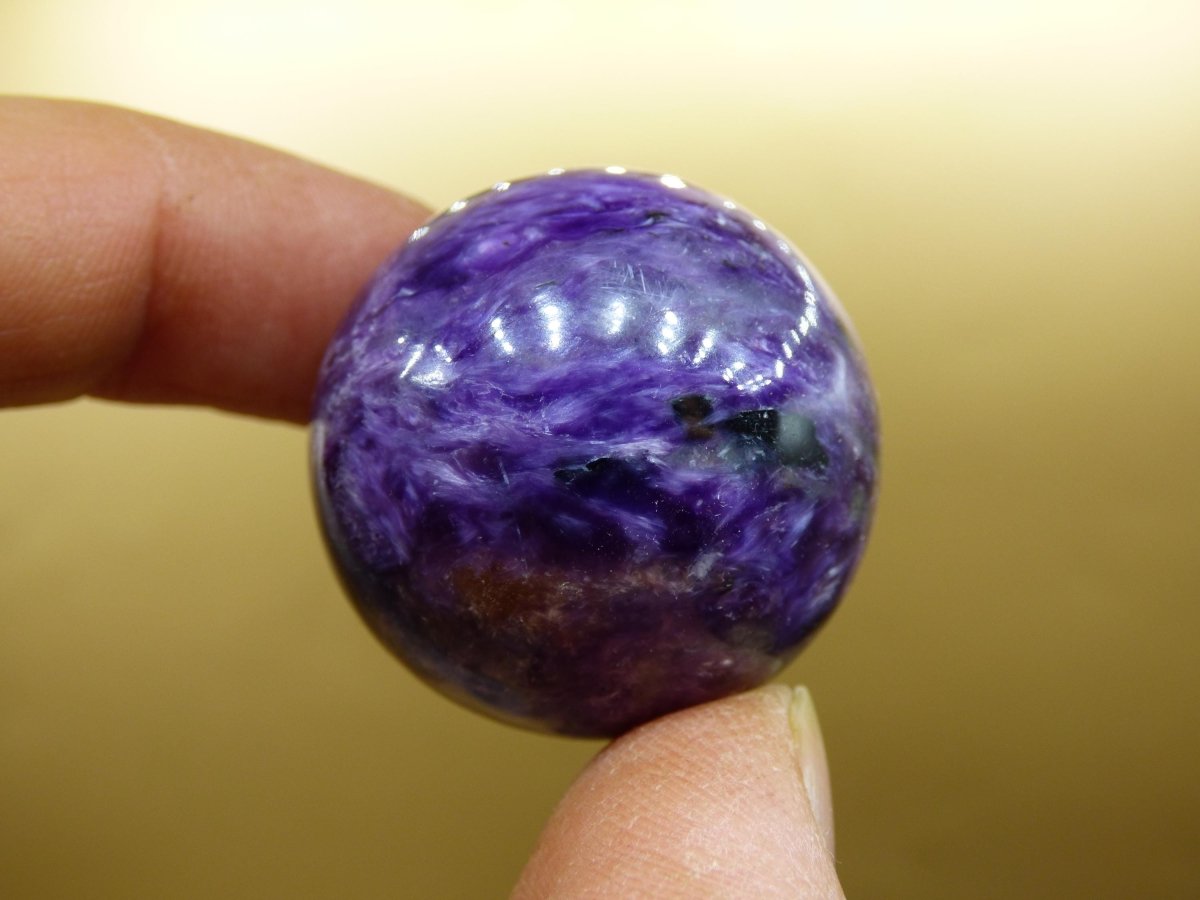 AAA Charoit *Rarität* Sphere Kugel ~ Edelstein Deko Sphere Crystal Meditation ~Energy ~Heilstein ~Therapie - Art of Nature Berlin