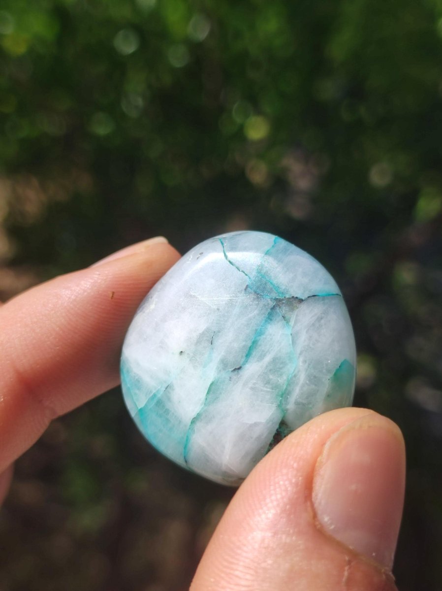 AAA Quantum Quattro Chrysocoll Shattuckit Quarz Azurit blau Natur Heilstein Meditation Ritual Indianer Schamanen Edelstein Mineral Sammler - Art of Nature Berlin