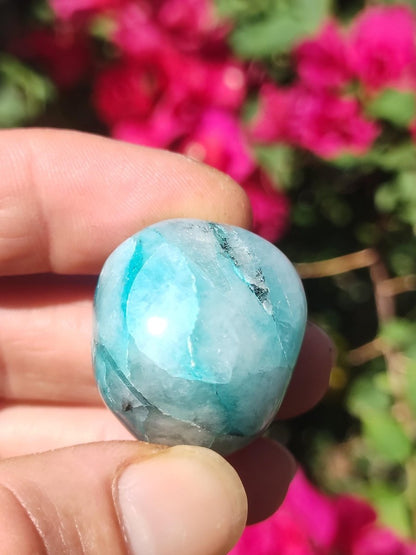 AAA Quantum Quattro Chrysocoll Shattuckit Quarz Azurit blau Natur Heilstein Meditation Ritual Indianer Schamanen Edelstein Mineral Sammler - Art of Nature Berlin