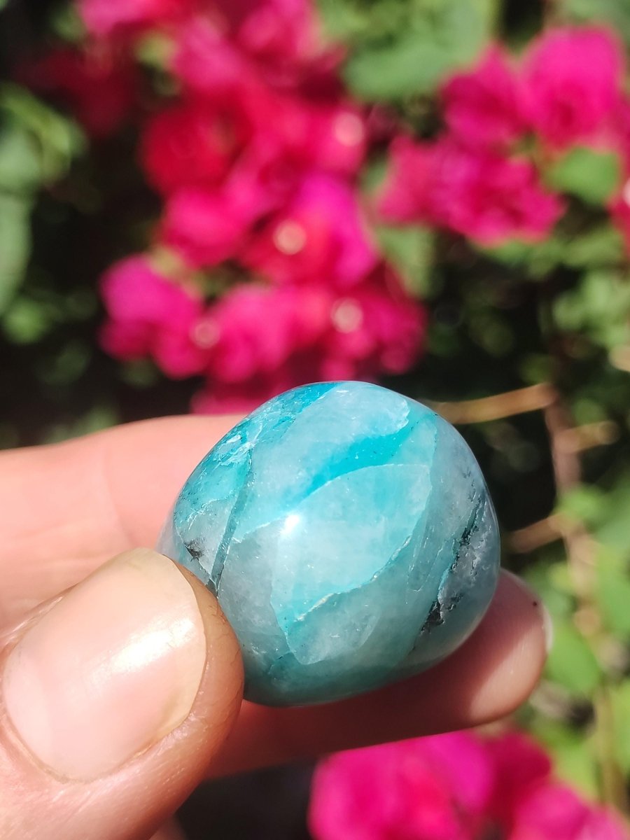 AAA Quantum Quattro Chrysocoll Shattuckit Quarz Azurit blau Natur Heilstein Meditation Ritual Indianer Schamanen Edelstein Mineral Sammler - Art of Nature Berlin