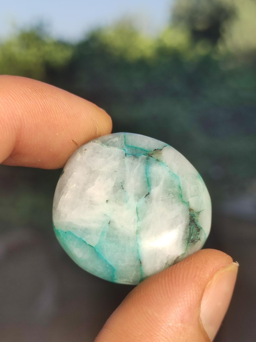 AAA Quantum Quattro Chrysocoll Shattuckit Quarz Azurit blau Natur Heilstein Meditation Ritual Indianer Schamanen Edelstein Mineral Sammler - Art of Nature Berlin