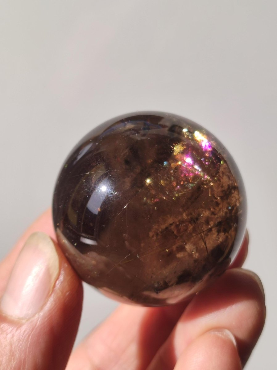 AAA Rutilquarz ~ Magische Edelstein Kugel Deko Sphere Klar Meditation Natur Heilstein Wohnen Sammler Rarität Hochwertig Art of Nature - Art of Nature Berlin