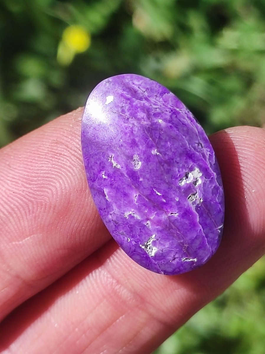 AAA Sugilith 100% Natürlicher GEL Sugilite Cabochon Sammler Mineral hochwertig edel Geldanlage Investition Heilstein Rarität Unikat - Art of Nature Berlin