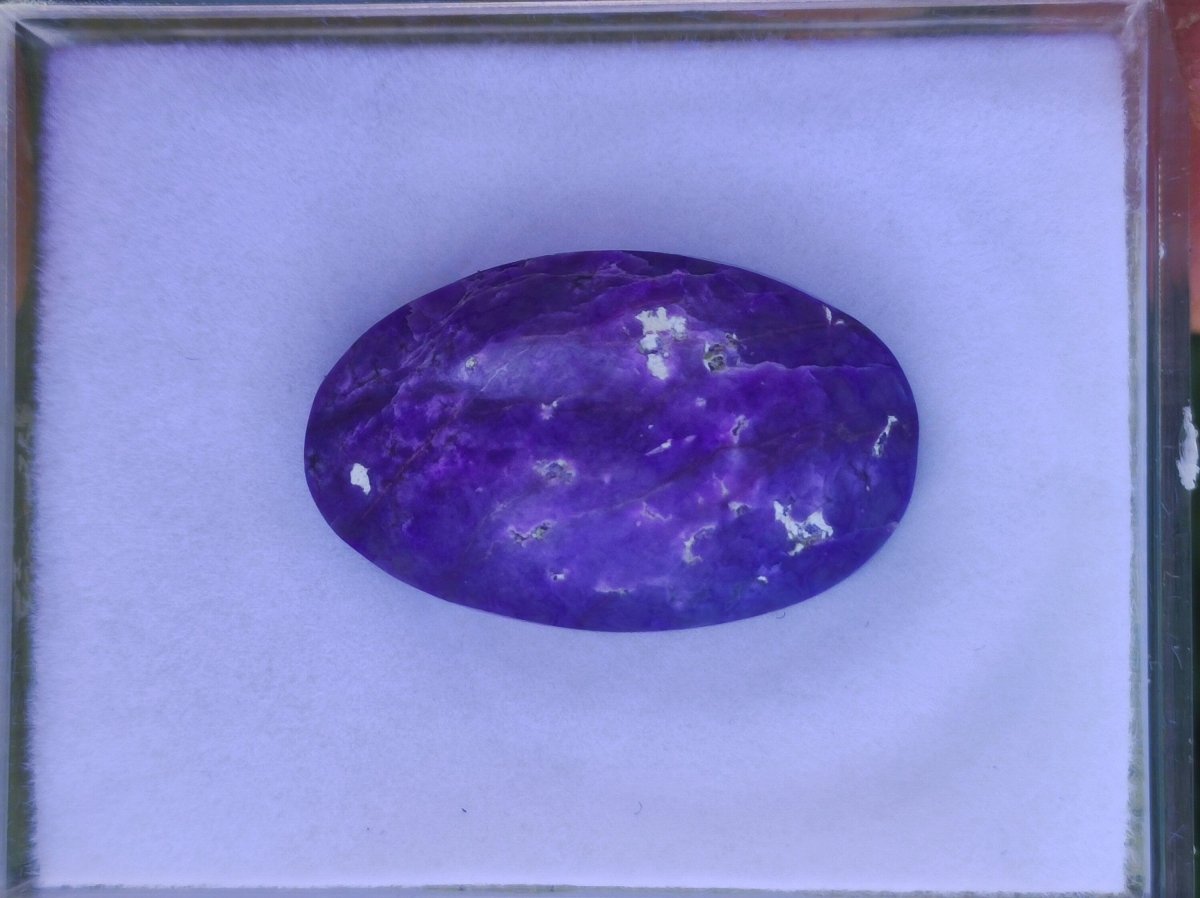 AAA Sugilith 100% Natürlicher GEL Sugilite Cabochon Sammler Mineral hochwertig edel Geldanlage Investition Heilstein Rarität Unikat - Art of Nature Berlin