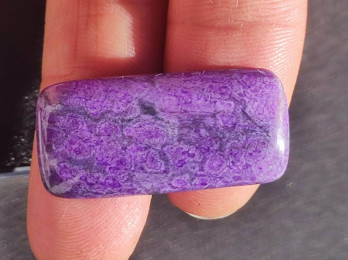 AAA Sugilith 100% Natürlicher GEL Sugilite Cabochon Sammler Mineral hochwertig edel Geldanlage Investition Heilstein Rarität Unikat - Art of Nature Berlin