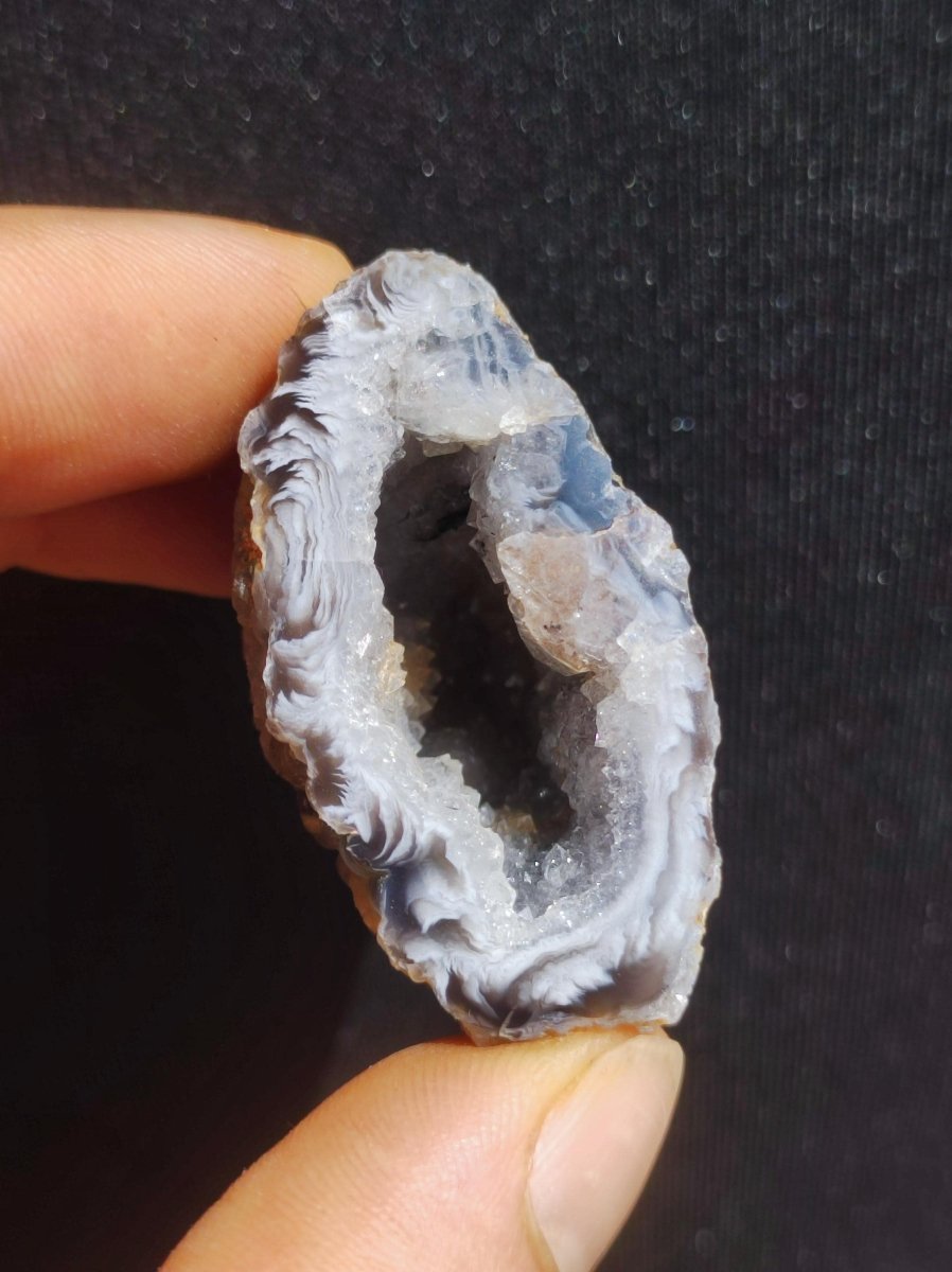 Achat Geode aus Mexiko Druze Stufe Deko Sammler ~ Edelstein Kette ~HIPPIE ~GOA ~Boho ~Tibet ~Ethno ~Nature ~Schutzsymbol ~Heilstein - Art of Nature Berlin