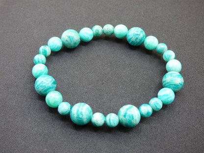 Amazonit AAA - Edelstein Armband grün GOA Hippie Boho Natur Heilstein Geschenk Er Sie Mann Frau Freund Rarität Energie Kraft Chakra Energie - Art of Nature Berlin