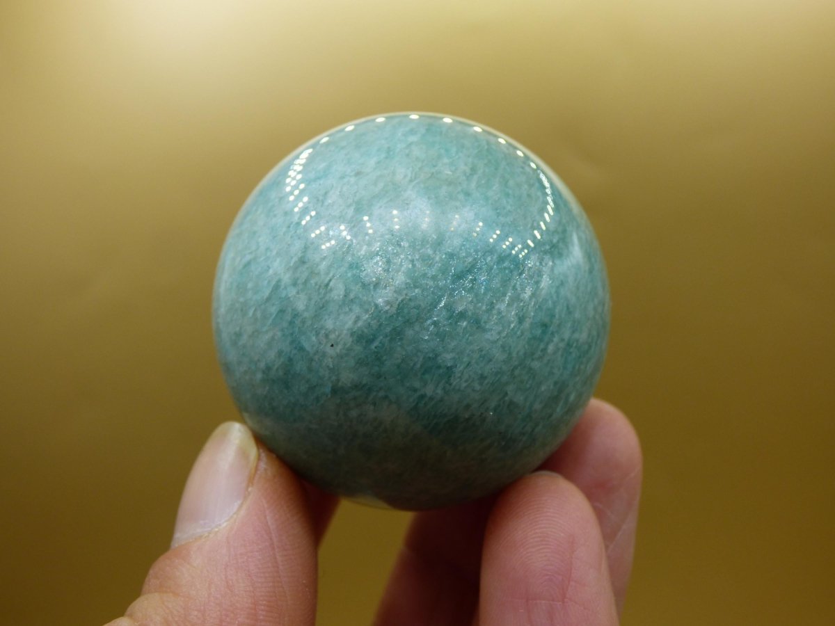 Amazonit - Edelstein Kugel Deko Sphere Massage Kristall Spielkugel Meditation Heilstein Frau Mann Geschenk Er Sie Haus Energie Traum Wohnen - Art of Nature Berlin