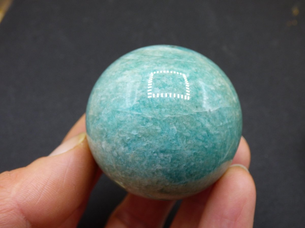 Amazonit - Edelstein Kugel Deko Sphere Massage Kristall Spielkugel Meditation Heilstein Frau Mann Geschenk Er Sie Haus Energie Traum Wohnen - Art of Nature Berlin