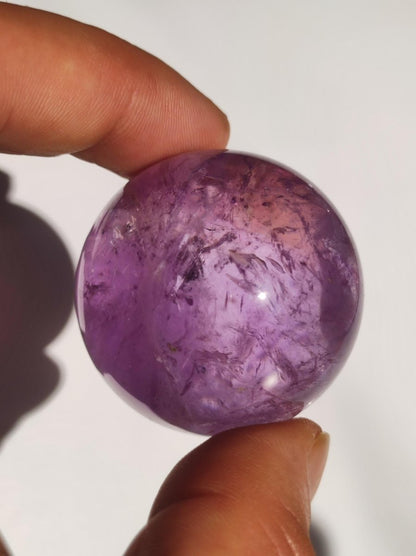 Amethyst A - Edelstein Kugel Deko Sphere Massage Kristall Spielkugel Meditation Heilstein Frau Mann Geschenk Er Sie Haus Energie Traum Wohn - Art of Nature Berlin