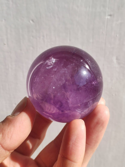 Amethyst A ~ Magische Edelstein Kugel Massage & Deko Sphere Crystal Spielkugel Meditation ~HIPPIE ~GOA~Boho~Ethno~Heilstein - Art of Nature Berlin