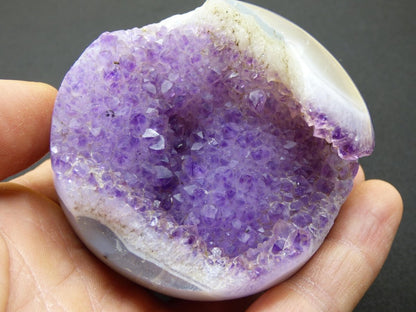 Amethyst Achat Geode Kugel ~ Magische Edelstein Deko Kristall Stufe Sphere Heilstein lila Energie Wohnen Rarität Sammler Geschenk - Art of Nature Berlin
