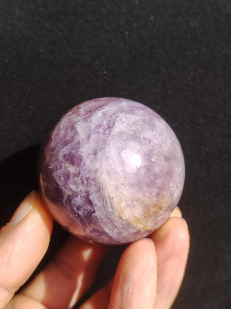 Amethyst Lace Achat ~ Magische Edelstein Kugel Massage & Deko Sphere Crystal Spielkugel Meditation ~HIPPIE ~GOA~Boho~Ethno~Heilstein - Art of Nature Berlin