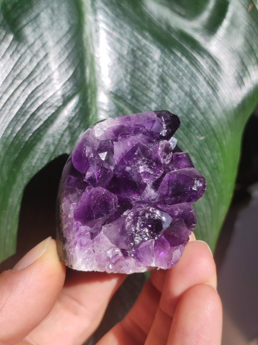 Amethyst Stufe ~ Magische Edelstein Deko Crystal Meditation ~HIPPIE ~GOA~Boho~Ethno ~Energie Heilstein Deko Haus Wohnung Reinigen - Art of Nature Berlin