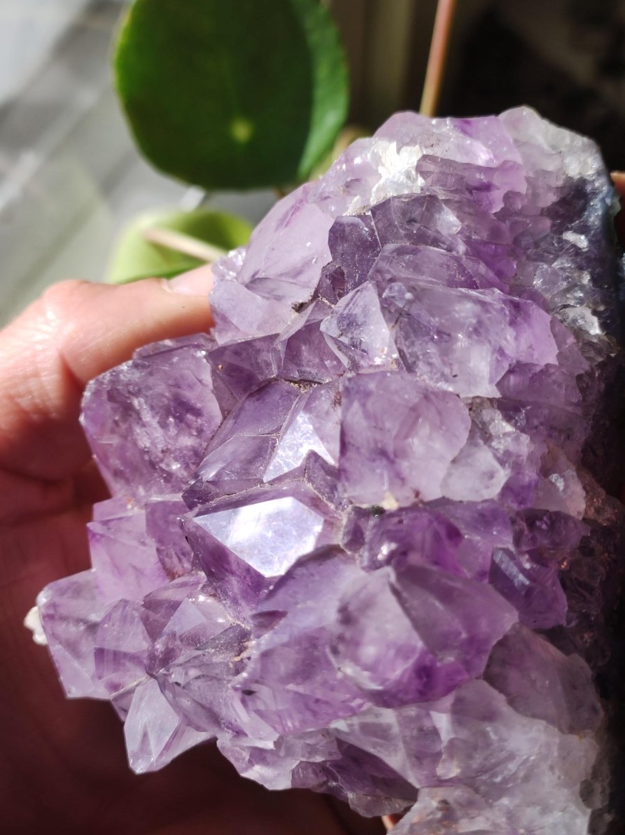 Amethyst Stufe ~ Magische Edelstein Deko Crystal Meditation ~HIPPIE ~GOA~Boho~Ethno ~Energie Heilstein Deko Haus Wohnung Reinigen - Art of Nature Berlin