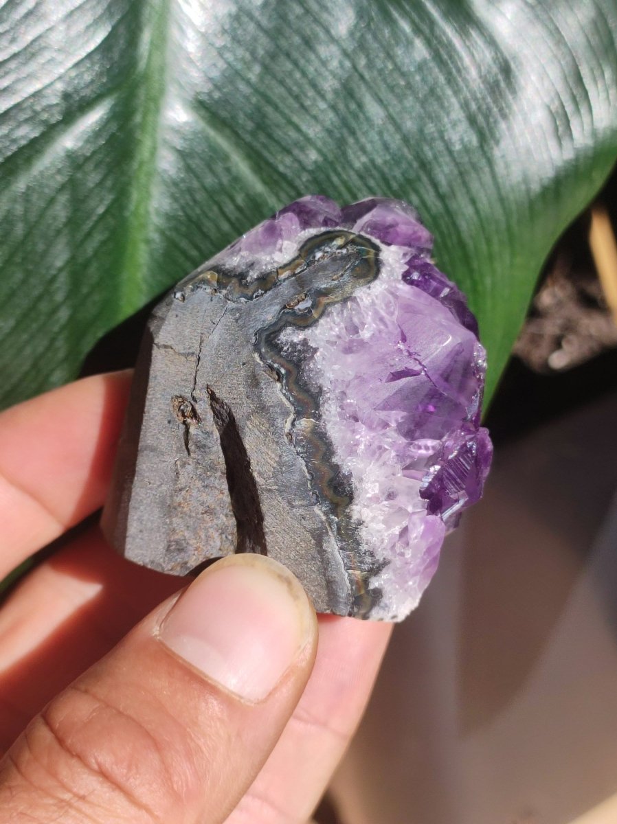 Amethyst Stufe ~ Magische Edelstein Deko Crystal Meditation ~HIPPIE ~GOA~Boho~Ethno ~Energie Heilstein Deko Haus Wohnung Reinigen - Art of Nature Berlin