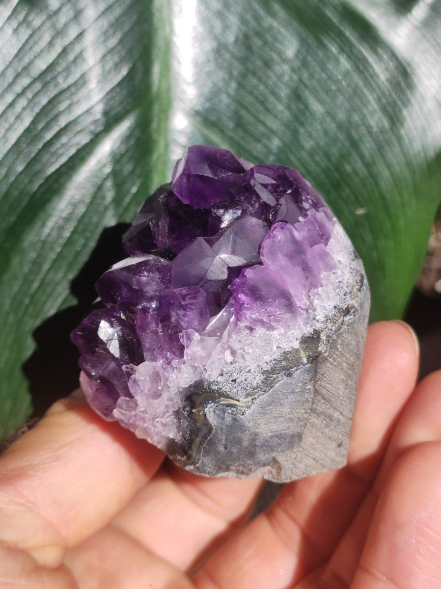 Amethyst Stufe ~ Magische Edelstein Deko Crystal Meditation ~HIPPIE ~GOA~Boho~Ethno ~Energie Heilstein Deko Haus Wohnung Reinigen - Art of Nature Berlin