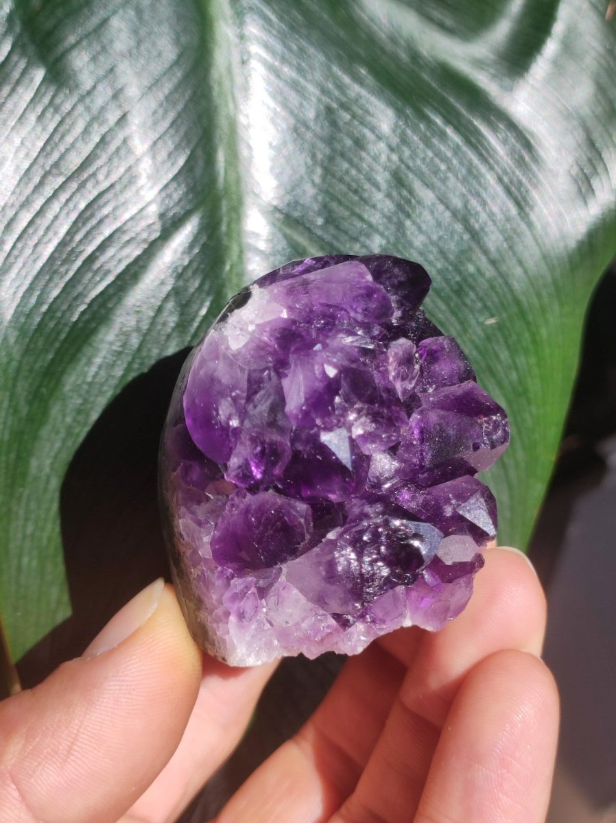 Amethyst Stufe ~ Magische Edelstein Deko Crystal Meditation ~HIPPIE ~GOA~Boho~Ethno ~Energie Heilstein Deko Haus Wohnung Reinigen - Art of Nature Berlin