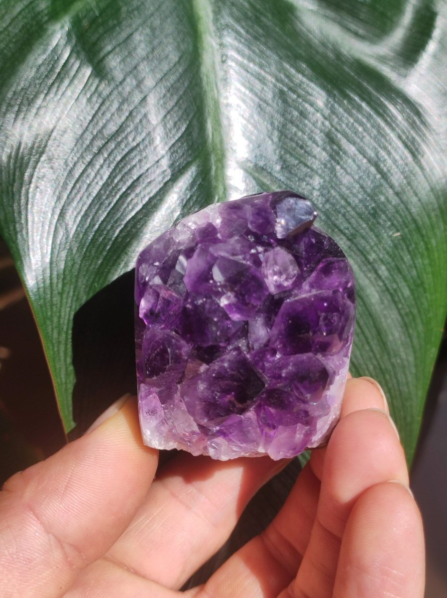 Amethyst Stufe ~ Magische Edelstein Deko Crystal Meditation ~HIPPIE ~GOA~Boho~Ethno ~Energie Heilstein Deko Haus Wohnung Reinigen - Art of Nature Berlin