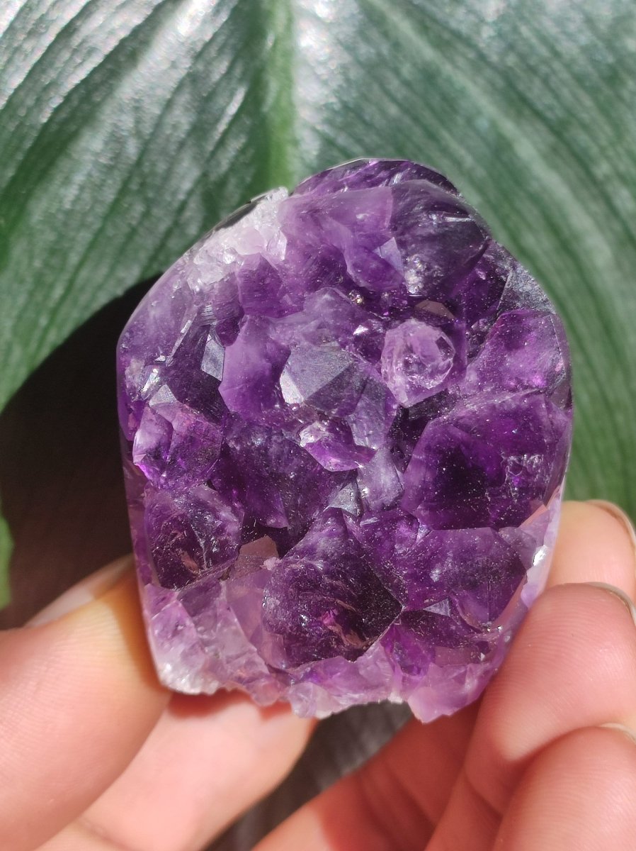 Amethyst Stufe ~ Magische Edelstein Deko Crystal Meditation ~HIPPIE ~GOA~Boho~Ethno ~Energie Heilstein Deko Haus Wohnung Reinigen - Art of Nature Berlin