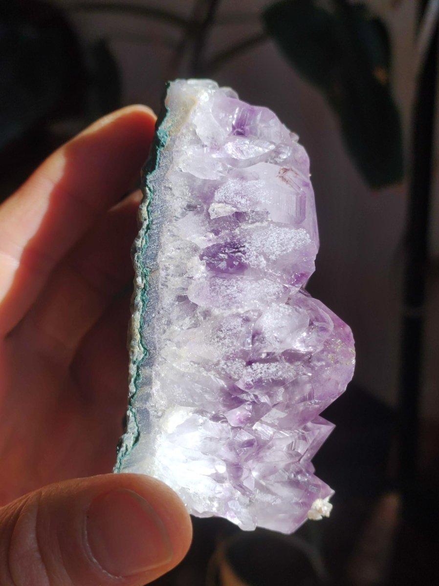 Amethyst Stufe ~ Magische Edelstein Deko Crystal Meditation ~HIPPIE ~GOA~Boho~Ethno ~Energie Heilstein Deko Haus Wohnung Reinigen - Art of Nature Berlin