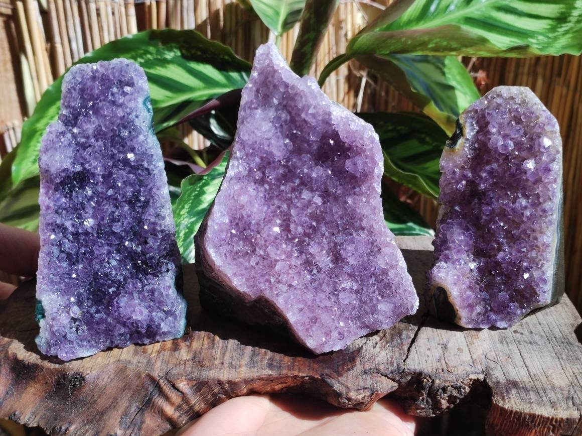 Amethyst Stufe ~ Magische Edelstein Deko Crystal Meditation ~HIPPIE ~GOA~Boho~Ethno~Heilstein - Art of Nature Berlin