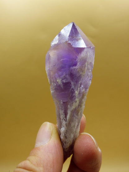 Amethyst Stufe Roh Kristall Spitze Point Sammler Stufe lang Rarität Edelstein Deko Heilstein Mineral Energie Natur Meditation Klar Makramee - Art of Nature Berlin