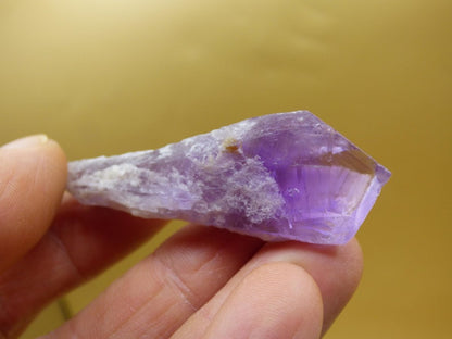 Amethyst Stufe Roh Kristall Spitze Point Sammler Stufe lang Rarität Edelstein Deko Heilstein Mineral Energie Natur Meditation Klar Makramee - Art of Nature Berlin