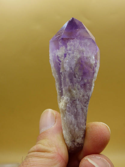 Amethyst Stufe Roh Kristall Spitze Point Sammler Stufe lang Rarität Edelstein Deko Heilstein Mineral Energie Natur Meditation Klar Makramee - Art of Nature Berlin