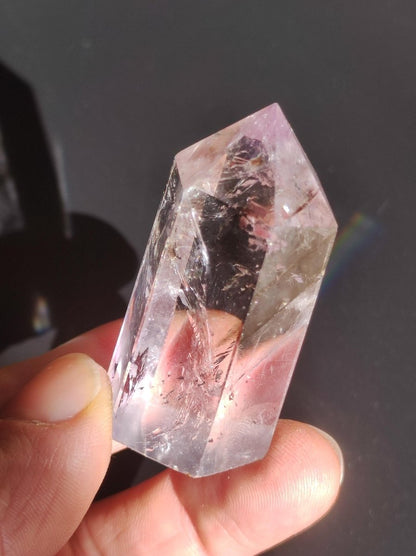 Amethyst Turm A Spitze lila ~ Kristall Point ~ Magische Edelstein Deko ~Massagestab ~Crystal ~HIPPIE ~GOA ~Ethno ~Heilstein ~Naturschatz - Art of Nature Berlin