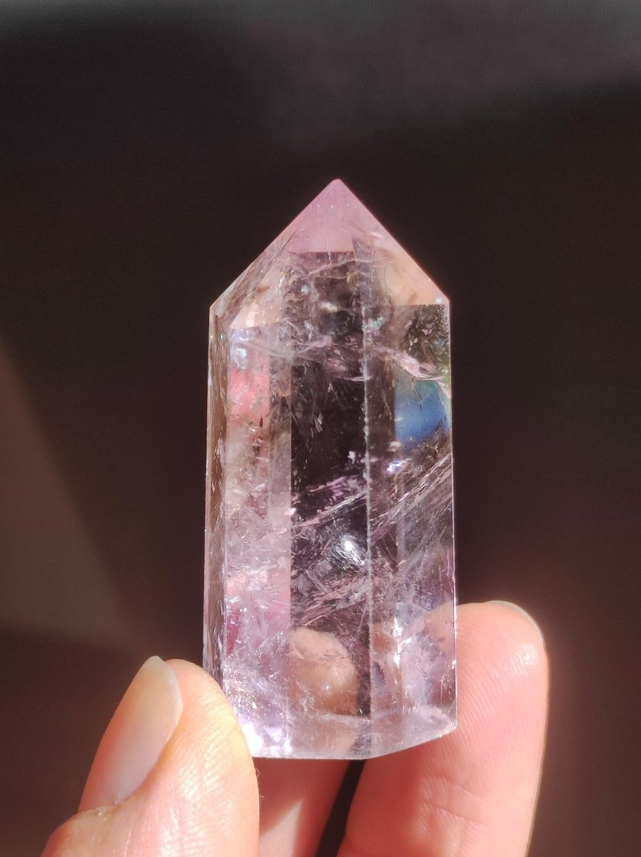 Amethyst Turm A Spitze lila ~ Kristall Point ~ Magische Edelstein Deko ~Massagestab ~Crystal ~HIPPIE ~GOA ~Ethno ~Heilstein ~Naturschatz - Art of Nature Berlin