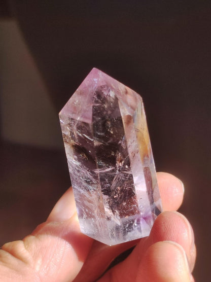Amethyst Turm A Spitze lila ~ Kristall Point ~ Magische Edelstein Deko ~Massagestab ~Crystal ~HIPPIE ~GOA ~Ethno ~Heilstein ~Naturschatz - Art of Nature Berlin