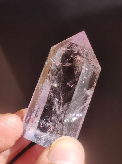 Amethyst Turm A Spitze lila ~ Kristall Point ~ Magische Edelstein Deko ~Massagestab ~Crystal ~HIPPIE ~GOA ~Ethno ~Heilstein ~Naturschatz - Art of Nature Berlin