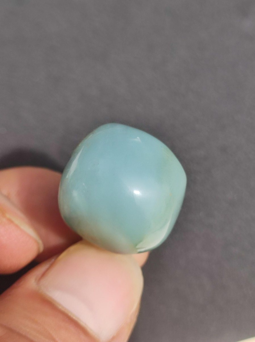 Andenopal - Edelstein Kette 925 Silber blau klar Hippie Goa Boho Tibet Ethno Natur Heilstein Kraft Anhänger Mann Frau Sie Geschenk Rarität - Art of Nature Berlin